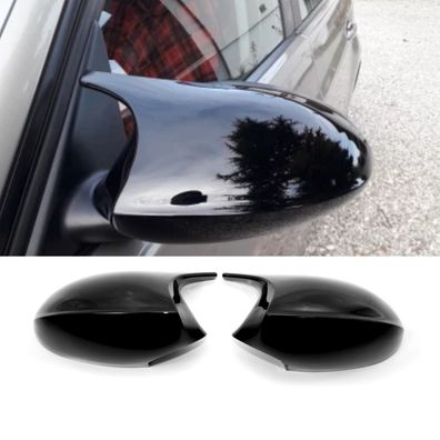 Spiegelkappen Schwarz Hochglanz für BMW 3er E90 E91 E92 E93