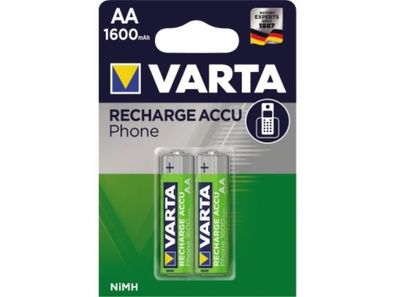Varta Akku Phone Power 58399201402 AA Mignon HR6 1,2V 2 St./ Pack.