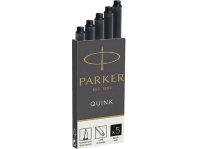 Parker Tintenpatrone Quink Z44 1950382 S0116200 sw 5 St./ Pack.