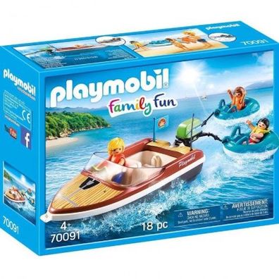 Playmobil® Family Fun Spielset Sportboot 70091