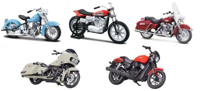 Maisto 34360-40 - Modellmotorrad - HD Serie 40 Harley Davidson Motorrad Modell