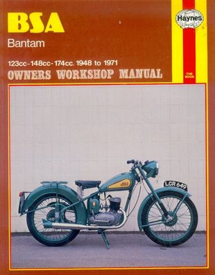 BSA Bantam - Owners Workshop Manual 1948 to 1971