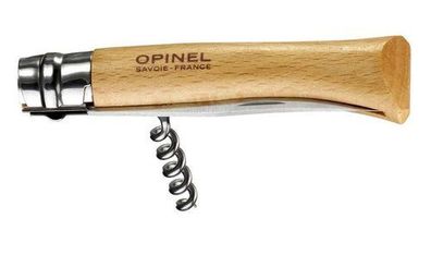 Messer Opinel Virobloc INOX Nr. 10 Korkenzieher