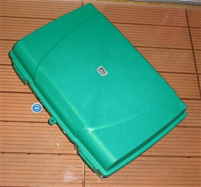 Sicherheitsverteilerbox Verteiler Box Koffer grün ca 350x120x240 mm Heitronic 21046
