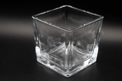 Holmegaard Glas Übertopf / Vase 10 x 10 cm #Z4