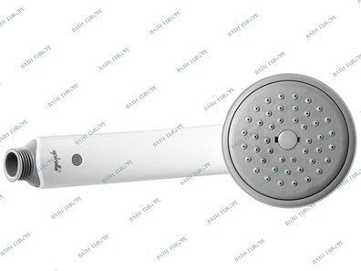 Vitality White Kopfbrause Duschbrause Handbrause 1 Jet. Easy Clean System .
