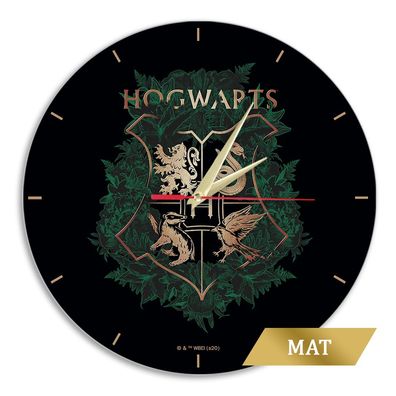 Wanduhr matt Harry Potter Hogwarts Wallclock Clock Uhr