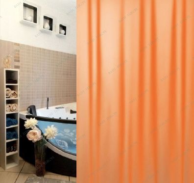 True Frosty Orange Eco Duschvorhang 180x200cm. Swiss Design. Wir LOVE ECO!