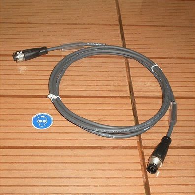 Kabel Sensor Aktor M12 Steckverbinder Stecker Buchse 4polig 2m Pepperl&Fuchs 252976
