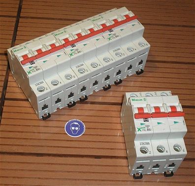 Leitungsschutzschalter LS Automat Sicherung B10 10A Ampere 3polig Moeller PXL
