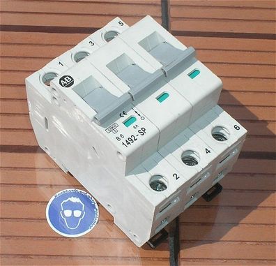 Leitungsschutzschalter LS Automat Sicherung B6 6A Ampere 3polig AB 1492-SP