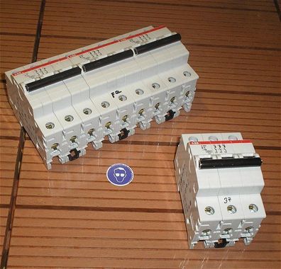 Leitungsschutzschalter LS Automat Sicherung B6 6A Ampere 3polig ABB S203