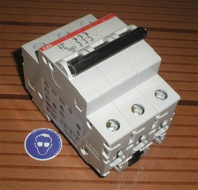 Leitungsschutzschalter LS Automat Sicherung B6 6A Ampere 3polig ABB S203 ldef.