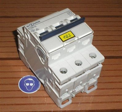 Leitungsschutzschalter LS Automat Sicherung C10 10A Ampere 3polig ABL Sursum