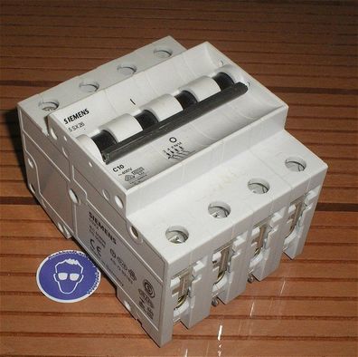 Leitungsschutzschalter LSS Automat Sicherung C10 10A Ampere 4polig Siemens 5SX26