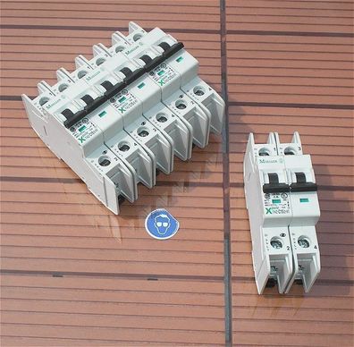 Leitungsschutzschalter LSS Automat Sicherung C15 A Ampere 2polig Moeller Xpole FAZ