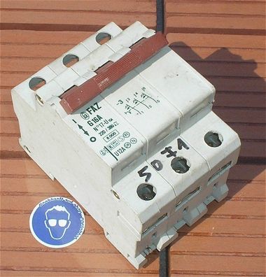 Leitungsschutzschalter LSS Automat Sicherung G16 16A Ampere 3polig Moeller FAZ