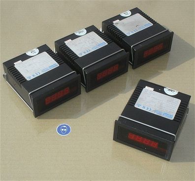 LED Digitalanzeige rot 230V AC 0-10V 0-100% Schwille DPM 635-008 + SdfkPlakette