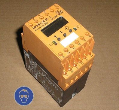 Impulsauswertesystem Relais 230V 24V Frequency Slip IFM Monitor FS2 FS-2 DS2005