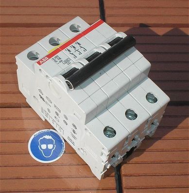 Leitungsschutzschalter LS Automat Sicherung C16 A Ampere 3polig ABB S203