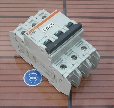 Leitungsschutzschalter LS Automat Sicherung C35 A Ampere 3polig Merlin Gerin