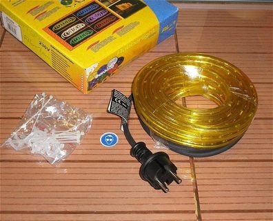 LED Lichtschlauch 230V Volt AC gelb yellow Eurolite RLI-230V 50506023 4026397146592