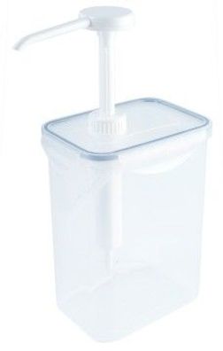 Saucenspender, Dosierer, eckig, Kunststoff, 1,5-3,9 Liter wählbar