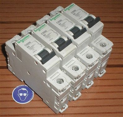 4 Leitungsschutzschalter LSS Automat Sicherung B6 A Ampere 1polig Schneider C60N