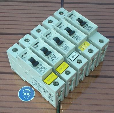 5x Leitungsschutzschalter LSS Automat Sicherung C10 10A Ampere Siemens 5SX21