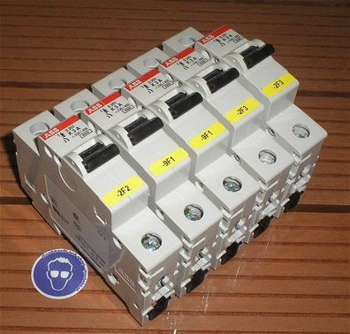 5x Leitungsschutzschalter LSS Automat Sicherung K3 A Ampere 1polig ABB S201