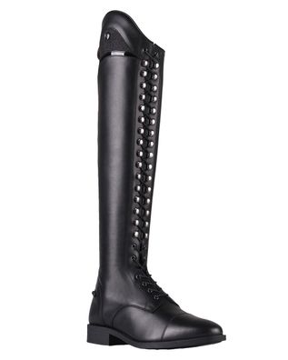 QHP Reitstiefel Hailey Junior schwarz geschnürt