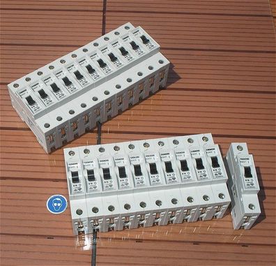 11x Leitungsschutzschalter LS Automat Sicherung B16 A Ampere 1polig Siemens