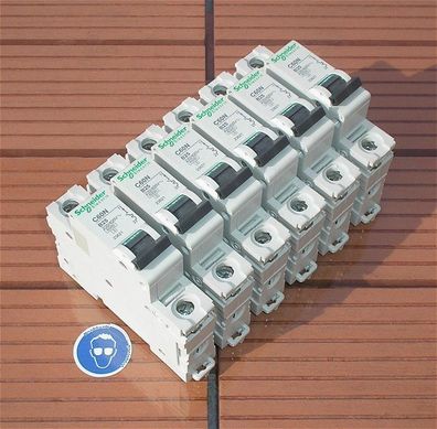 6x Leitungsschutzschalter LS Automat Sicherung B25 A Ampere 1polig Schneider
