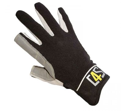 C4S, Segelhandschuhe Offshore Gloves 2FC, schwarz