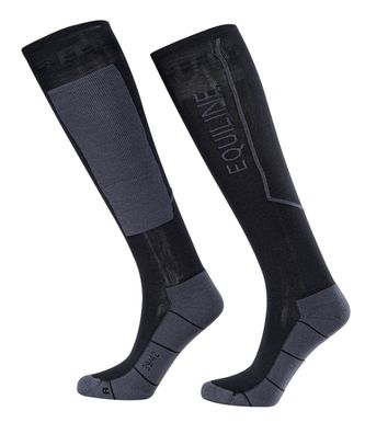 Equiline UNISEX Socken Schwarz HW 20
