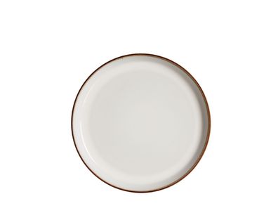 Frühstücksteller Teller Visby Porzellan weiß rund Ø 20.5 x H 2 cm