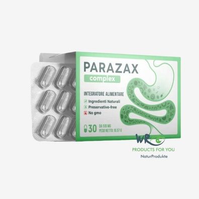 Parazax Complex - Das Original - 30 Kapseln - Blitzverandt -