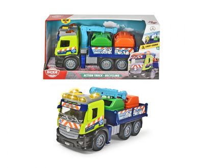 Action Truck Recycling Spielzeugauto Dickie Toys Modellauto LKW City Service