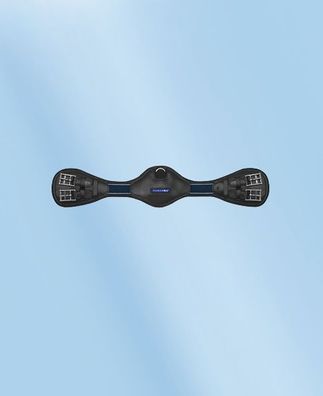 Passier Blue Wave Sattelgurt schwarz Leder mit Ellenbogenausschnitt D-Ring