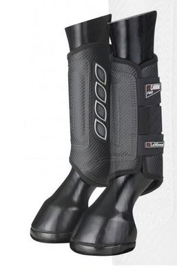LeMieux Gamaschen Carbon Air XC Boots schwarz hind