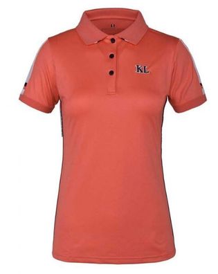 Kingsland Damen Poloshirt KLuma Uma Tec Micro Pique Polo Shirt Coral Living