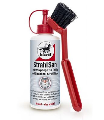 leovet StrahlSan mit Pinsel 200ml bei Strahlfäule