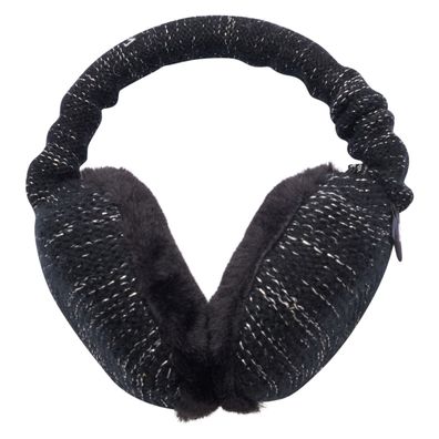 Euro-Star Ohrenschützer ESRandy schwarz mit silbernen Lurex-Fäden
