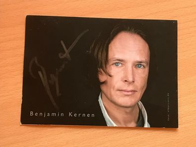 Autogrammkarte - Benjamin Kernen - Schauspieler - orig. signiert #1524