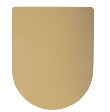 Duroplast WC-Sitz SlimLine, dünne Form, beige, mit Absenkautomatik