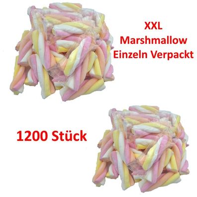 Wurfmaterial 1200 Marshmallow Speck Schnüre XL - Top Giveaway Karneval Fasching