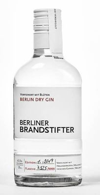 Berliner Brandstifter Berlin Dry Gin 0,35 l, 43,3 % vol.