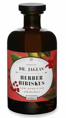 Dr. Jaglas Herber Hibiskus - San Aperitivo, 0,5 l, alkoholfrei