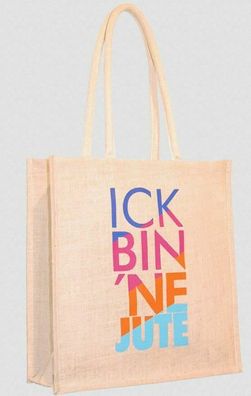 Encode Shopping-bag, Ick bin 'ne Jute, 049, Hochformat, viele Farben