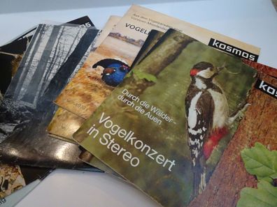 7" Single Kosmos Vogelkonzert am Morgen Voralpen in Stereo Wälder Auen Zimmerleute...